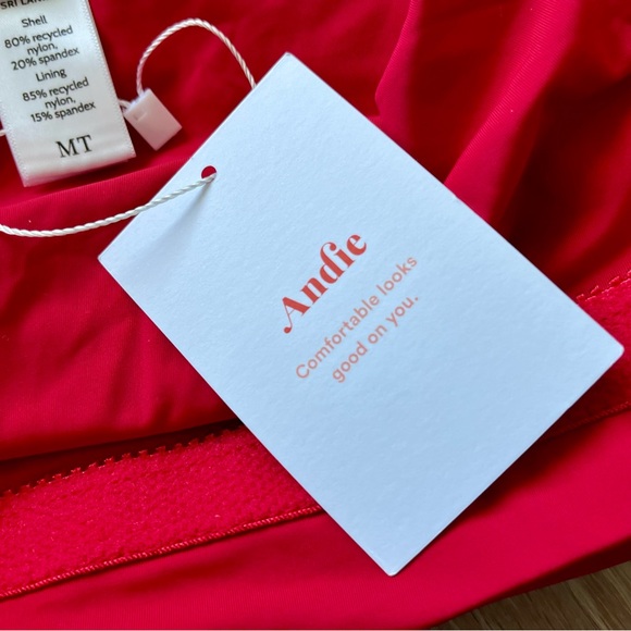 Andie Swim The Tulum One Piece - Cherry Red - Picture 11 of 14